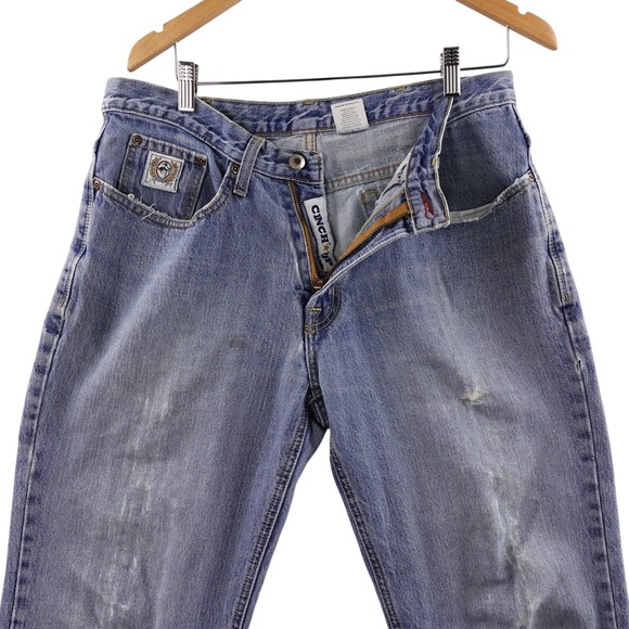 Cinch Other - Cinch Mens Jeans White Lable Blue Wash Straight Leg Denim Pants Size 34x32